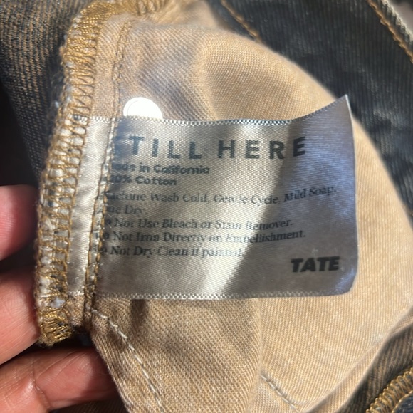 Still Here NYC Tate Washed Black Jeans Women’s Size 27 Inseam 25.5” - Picture 11 of 12
